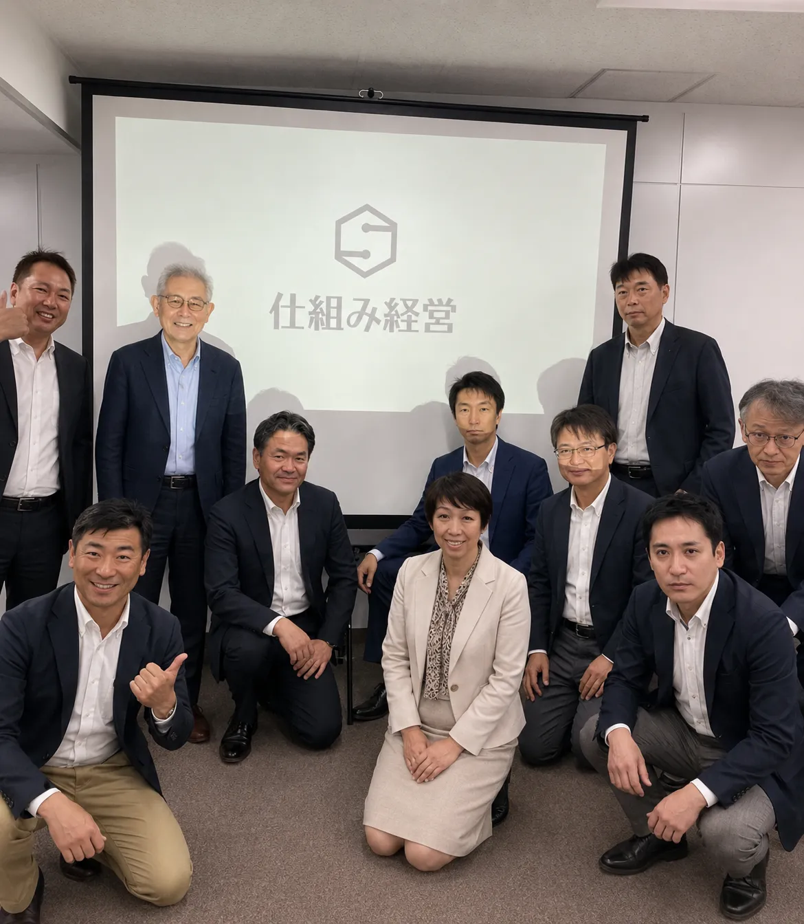仕組み経営の認定コーチの集合写真